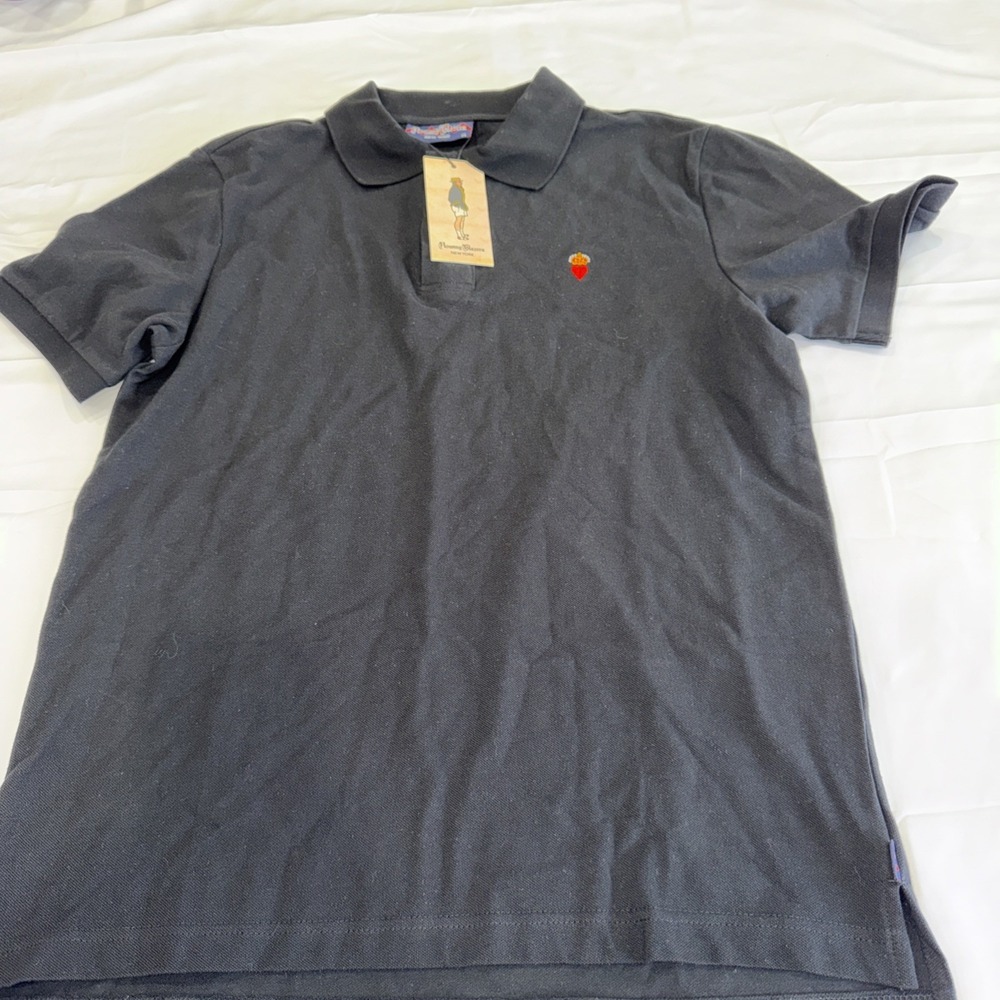 Rowing Blazers HEART ICON PIQUÉ POLO Size S Black